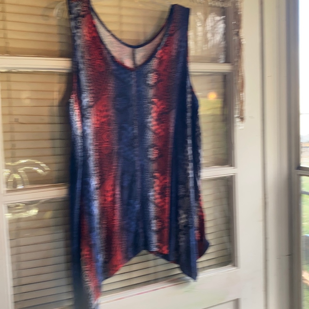 Bit Bridle M Stretch Symmetrical Soft Tank Top- Lage M